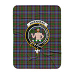 Scotstee Shop Tartan Plaid Blanket Aikenhead Clan Crest Badge Scottish Tartan Plaid Sherpa Blanket