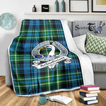 Scotstee Shop Tartan Plaid Blanket Arbuthnott Hunting Clan Badge Scottish Tartan Plaid Sherpa Blanket, Tartan Blanket, Plaid Blanket, Scottish Blanket, Gift Christmas Blanket, Christmas Blanket, Mother Day Gift, Father Day Gift