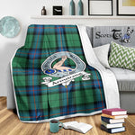 Scotstee Shop Tartan Plaid Blanket Armstrong Ancient Clan Badge Scottish Tartan Plaid Sherpa Blanket, Tartan Blanket, Plaid Blanket, Scottish Blanket, Gift Christmas Blanket, Christmas Blanket, Mother Day Gift, Father Day Gift