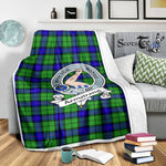 Scotstee Shop Tartan Plaid Blanket Armstrong Clan Badge Scottish Tartan Plaid Sherpa Blanket, Tartan Blanket, Plaid Blanket, Scottish Blanket, Gift Christmas Blanket, Christmas Blanket, Mother Day Gift, Father Day Gift