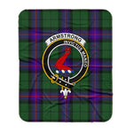Scotstee Shop Tartan Plaid Blanket Armstrong Modern Clan Crest Badge Scottish Tartan Plaid Sherpa Blanket