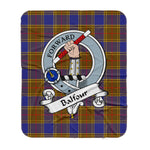 Scotstee Shop Tartan Plaid Blanket Balfour Modern Clan Badge Scottish Tartan Plaid Sherpa Blanket, Tartan Blanket, Plaid Blanket, Scottish Blanket, Gift Christmas Blanket, Christmas Blanket, Mother Day Gift, Father Day Gift