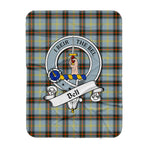 Scotstee Shop Tartan Plaid Blanket Bell Clan Badge Scottish Tartan Plaid Sherpa Blanket, Tartan Blanket, Plaid Blanket, Scottish Blanket, Gift Christmas Blanket, Christmas Blanket, Mother Day Gift, Father Day Gift
