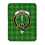 Scotstee Shop Tartan Plaid Blanket Blane Clan Crest Badge Scottish Tartan Plaid Sherpa Blanket