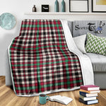 Scotstee Shop Tartan Plaid Blanket Borthwick Ancient Scottish Tartan Plaid Sherpa Blanket