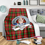 Scotstee Shop Tartan Plaid Blanket Boyd Clan Badge Scottish Tartan Plaid Sherpa Blanket, Tartan Blanket, Plaid Blanket, Scottish Blanket, Gift Christmas Blanket, Christmas Blanket, Mother Day Gift, Father Day Gift