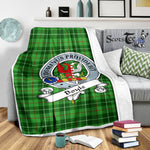 Scotstee Shop Tartan Plaid Blanket Boyle Clan Badge Scottish Tartan Plaid Sherpa Blanket, Tartan Blanket, Plaid Blanket, Scottish Blanket, Gift Christmas Blanket, Christmas Blanket, Mother Day Gift, Father Day Gift