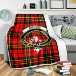 Scotstee Shop Tartan Plaid Blanket Brodie Modern Clan Crest Badge Scottish Tartan Plaid Sherpa Blanket