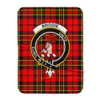 Scotstee Shop Tartan Plaid Blanket Brodie Modern Clan Crest Badge Scottish Tartan Plaid Sherpa Blanket