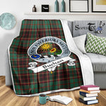 Scotstee Shop Tartan Plaid Blanket Buchan Ancient Clan Badge Scottish Tartan Plaid Sherpa Blanket, Tartan Blanket, Plaid Blanket, Scottish Blanket, Gift Christmas Blanket, Christmas Blanket, Mother Day Gift, Father Day Gift