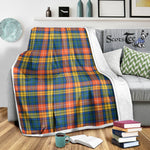 Scotstee Shop Tartan Plaid Blanket Buchanan Ancient Scottish Tartan Plaid Sherpa Blanket