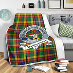 Scotstee Shop Tartan Plaid Blanket Buchanan Clan Badge Scottish Tartan Plaid Sherpa Blanket, Tartan Blanket, Plaid Blanket, Scottish Blanket, Gift Christmas Blanket, Christmas Blanket, Mother Day Gift, Father Day Gift