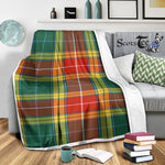 Scotstee Shop Tartan Plaid Blanket Buchanan Old Sett Scottish Tartan Plaid Sherpa Blanket