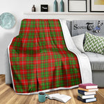 Scotstee Shop Tartan Plaid Blanket Burnett Scottish Tartan Plaid Sherpa Blanket