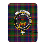 Scotstee Shop Tartan Plaid Blanket Cameron Of Erracht Modern Clan Crest Badge Scottish Tartan Plaid Sherpa Blanket