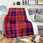 Scotstee Shop Tartan Plaid Blanket Cameron Of Lochiel Modern Scottish Tartan Plaid Sherpa Blanket