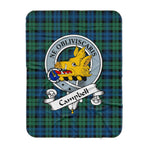 Scotstee Shop Tartan Plaid Blanket Campbell Ancient Clan Badge Scottish Tartan Plaid Sherpa Blanket, Tartan Blanket, Plaid Blanket, Scottish Blanket, Gift Christmas Blanket, Christmas Blanket, Mother Day Gift, Father Day Gift