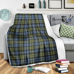 Scotstee Shop Tartan Plaid Blanket Campbell Faded Scottish Tartan Plaid Sherpa Blanket