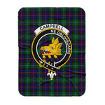 Scotstee Shop Tartan Plaid Blanket Campbell Of Cawdor Modern Clan Crest Badge Scottish Tartan Plaid Sherpa Blanket