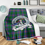 Scotstee Shop Tartan Plaid Blanket Carmichael Clan Badge Scottish Tartan Plaid Sherpa Blanket, Tartan Blanket, Plaid Blanket, Scottish Blanket, Gift Christmas Blanket, Christmas Blanket, Mother Day Gift, Father Day Gift