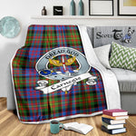 Scotstee Shop Tartan Plaid Blanket Carnegie Ancient Clan Badge Scottish Tartan Plaid Sherpa Blanket, Tartan Blanket, Plaid Blanket, Scottish Blanket, Gift Christmas Blanket, Christmas Blanket, Mother Day Gift, Father Day Gift