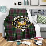 Scotstee Shop Tartan Plaid Blanket Carruthers Clan Crest Badge Scottish Tartan Plaid Sherpa Blanket