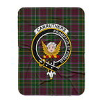 Scotstee Shop Tartan Plaid Blanket Carruthers Clan Crest Badge Scottish Tartan Plaid Sherpa Blanket