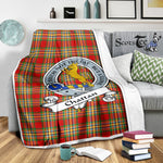 Scotstee Shop Tartan Plaid Blanket Chattan Clan Badge Scottish Tartan Plaid Sherpa Blanket, Tartan Blanket, Plaid Blanket, Scottish Blanket, Gift Christmas Blanket, Christmas Blanket, Mother Day Gift, Father Day Gift
