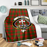 Scotstee Shop Tartan Plaid Blanket Cheyne Clan Crest Badge Scottish Tartan Plaid Sherpa Blanket