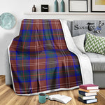 Scotstee Shop Tartan Plaid Blanket Chisholm Hunting Modern Scottish Tartan Plaid Sherpa Blanket