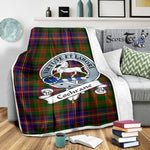 Scotstee Shop Tartan Plaid Blanket Cochrane Modern Clan Badge Scottish Tartan Plaid Sherpa Blanket, Tartan Blanket, Plaid Blanket, Scottish Blanket, Gift Christmas Blanket, Christmas Blanket, Mother Day Gift, Father Day Gift