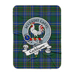Scotstee Shop Tartan Plaid Blanket Cockburn Ancient Clan Badge Scottish Tartan Plaid Sherpa Blanket, Tartan Blanket, Plaid Blanket, Scottish Blanket, Gift Christmas Blanket, Christmas Blanket, Mother Day Gift, Father Day Gift