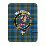Scotstee Shop Tartan Plaid Blanket Cockburn Modern Clan Crest Badge Scottish Tartan Plaid Sherpa Blanket