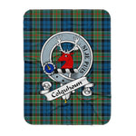 Scotstee Shop Tartan Plaid Blanket Colquhoun Ancient Clan Badge Scottish Tartan Plaid Sherpa Blanket, Tartan Blanket, Plaid Blanket, Scottish Blanket, Gift Christmas Blanket, Christmas Blanket, Mother Day Gift, Father Day Gift