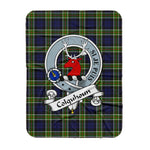 Scotstee Shop Tartan Plaid Blanket Colquhoun Clan Badge Scottish Tartan Plaid Sherpa Blanket, Tartan Blanket, Plaid Blanket, Scottish Blanket, Gift Christmas Blanket, Christmas Blanket, Mother Day Gift, Father Day Gift