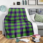 Scotstee Shop Tartan Plaid Blanket Colville Scottish Tartan Plaid Sherpa Blanket
