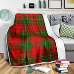 Scotstee Shop Tartan Plaid Blanket Comyn Red Scottish Tartan Plaid Sherpa Blanket