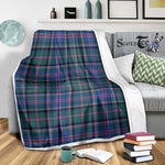 Scotstee Shop Tartan Plaid Blanket Cooper Scottish Tartan Plaid Sherpa Blanket
