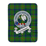 Scotstee Shop Tartan Plaid Blanket Cranstoun Hunting Clan Badge Scottish Tartan Plaid Sherpa Blanket, Tartan Blanket, Plaid Blanket, Scottish Blanket, Gift Christmas Blanket, Christmas Blanket, Mother Day Gift, Father Day Gift
