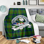 Scotstee Shop Tartan Plaid Blanket Cranstoun Hunting Clan Badge Scottish Tartan Plaid Sherpa Blanket, Tartan Blanket, Plaid Blanket, Scottish Blanket, Gift Christmas Blanket, Christmas Blanket, Mother Day Gift, Father Day Gift