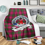 Scotstee Shop Tartan Plaid Blanket Crawford Clan Badge Scottish Tartan Plaid Sherpa Blanket, Tartan Blanket, Plaid Blanket, Scottish Blanket, Gift Christmas Blanket, Christmas Blanket, Mother Day Gift, Father Day Gift
