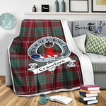 Scotstee Shop Tartan Plaid Blanket Crawford Modern Clan Badge Scottish Tartan Plaid Sherpa Blanket, Tartan Blanket, Plaid Blanket, Scottish Blanket, Gift Christmas Blanket, Christmas Blanket, Mother Day Gift, Father Day Gift