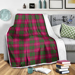 Scotstee Shop Tartan Plaid Blanket Crawford Scottish Tartan Plaid Sherpa Blanket