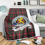 Scotstee Shop Tartan Plaid Blanket Cumming Hunting Modern Clan Badge Scottish Tartan Plaid Sherpa Blanket, Tartan Blanket, Plaid Blanket, Scottish Blanket, Gift Christmas Blanket, Christmas Blanket, Mother Day Gift, Father Day Gift