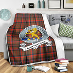 Scotstee Shop Tartan Plaid Blanket Cumming Hunting Weathered Clan Badge Scottish Tartan Plaid Sherpa Blanket, Tartan Blanket, Plaid Blanket, Scottish Blanket, Gift Christmas Blanket, Christmas Blanket, Mother Day Gift, Father Day Gift