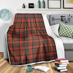 Scotstee Shop Tartan Plaid Blanket Cumming Hunting Weathered Scottish Tartan Plaid Sherpa Blanket