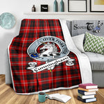 Scotstee Shop Tartan Plaid Blanket Cunningham Clan Badge Scottish Tartan Plaid Sherpa Blanket, Tartan Blanket, Plaid Blanket, Scottish Blanket, Gift Christmas Blanket, Christmas Blanket, Mother Day Gift, Father Day Gift