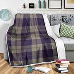 Scotstee Shop Tartan Plaid Blanket Cunningham Dress Blue Dancers Scottish Tartan Plaid Sherpa Blanket