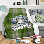 Scotstee Shop Tartan Plaid Blanket Cunningham Dress Green Dancers Clan Badge Scottish Tartan Plaid Sherpa Blanket, Tartan Blanket, Plaid Blanket, Scottish Blanket, Gift Christmas Blanket, Christmas Blanket, Mother Day Gift, Father Day Gift