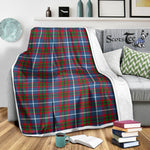 Scotstee Shop Tartan Plaid Blanket Dalmahoy Scottish Tartan Plaid Sherpa Blanket